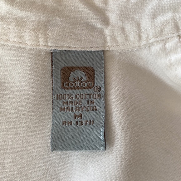 White button down blouse - Picture 12 of 14